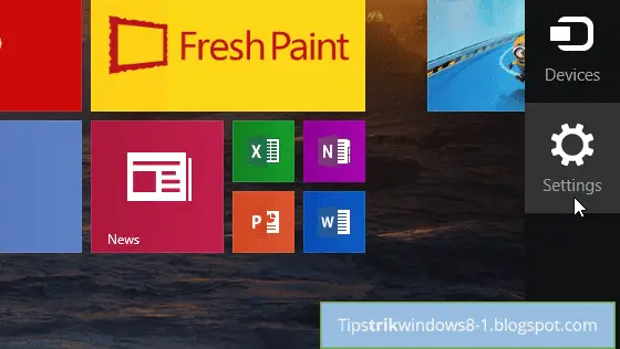 Cara Mengubah Warna Tampilan Start Screen Windows 8.1