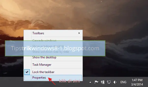 Cara Boot Langsung ke Desktop di Windows 8.1