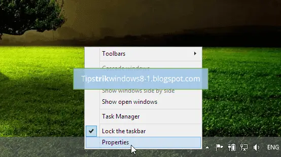 Cara Menampilkan Background Desktop di Start Screen