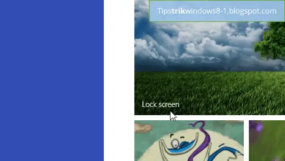 klik lock screen