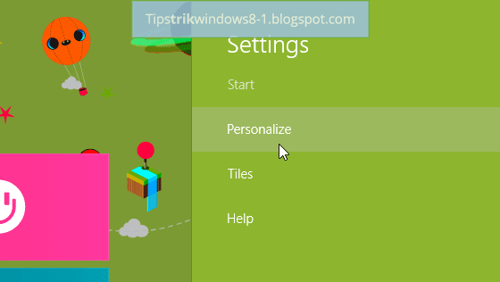 Cara Mengubah Tema Start Screen Windows 8.1