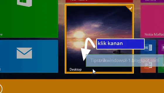 Cara Mengubah Ukuran Tile pada Start Screen Windows 8.1