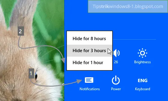mengatur notifikasi di pojok/sudut kanan atas -- cara mengatur dan menghilangkan notifikasi di windows 8.1