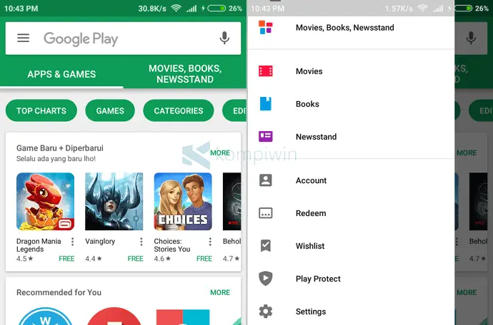 play store android menghemat kuota