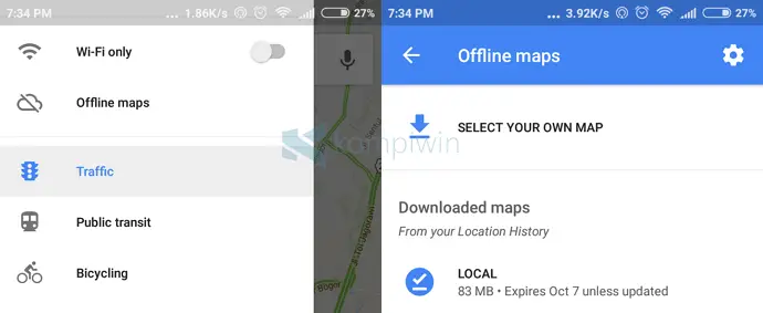 download offline map agar hemat kuota android
