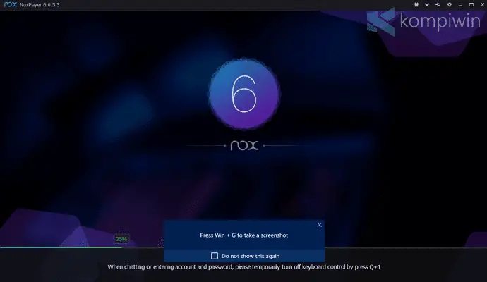startup noxplayer untuk memainkan games aplikasi android di komputer