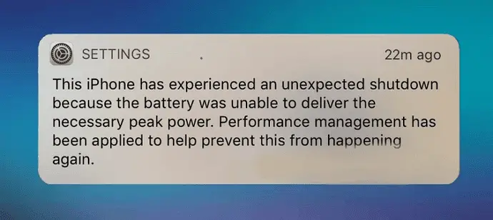 iphone baterai rusak
